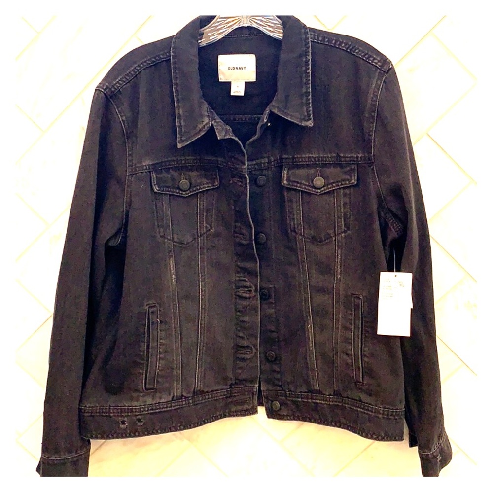 NWT Old Navy Black Jean Jacket (Women’s)